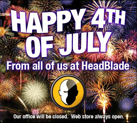 Happy 4th Of July! (Office Closed/Website Always Open) - HeadBlade