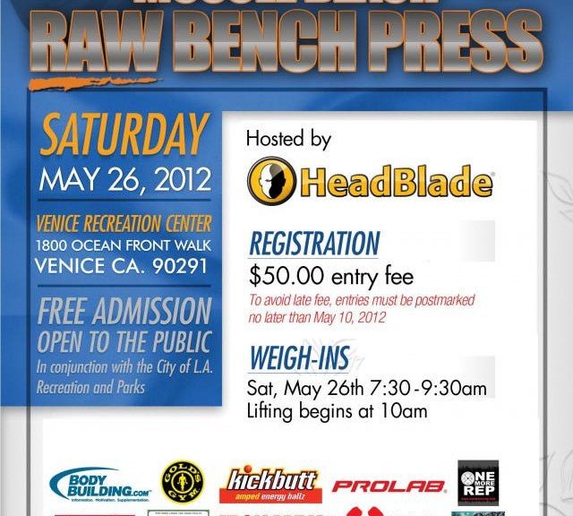 2012 Muscle Beach Events Hosted By HeadBlade - HeadBlade