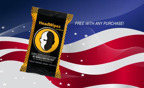 Celebrate Freedom – Free HeadWipes With Any Purchase This Weekend - HeadBlade