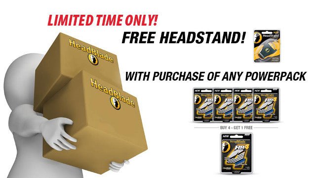 FREE HeadStand W/Power Pack Refill [PROMO ENDED] - HeadBlade