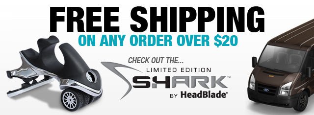 Free Shipping For All Orders Over $20! Get Into It! (More Sale Items Too) - HeadBlade