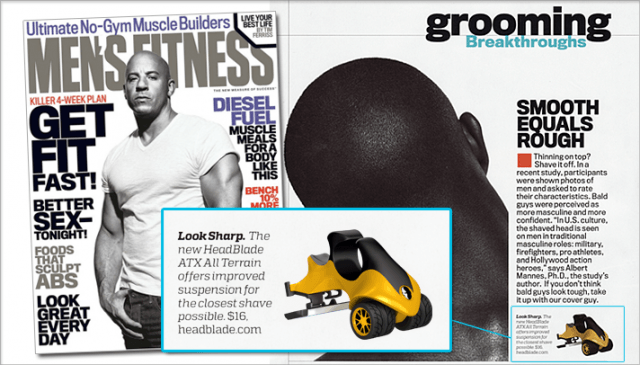 HeadBlade ATX Featured In Men’s Fitness (June Issue) - HeadBlade