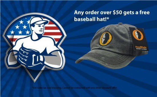 Play Ball! Free Baseball Cap With A $50 Purchase [PROMO ENDED] - HeadBlade