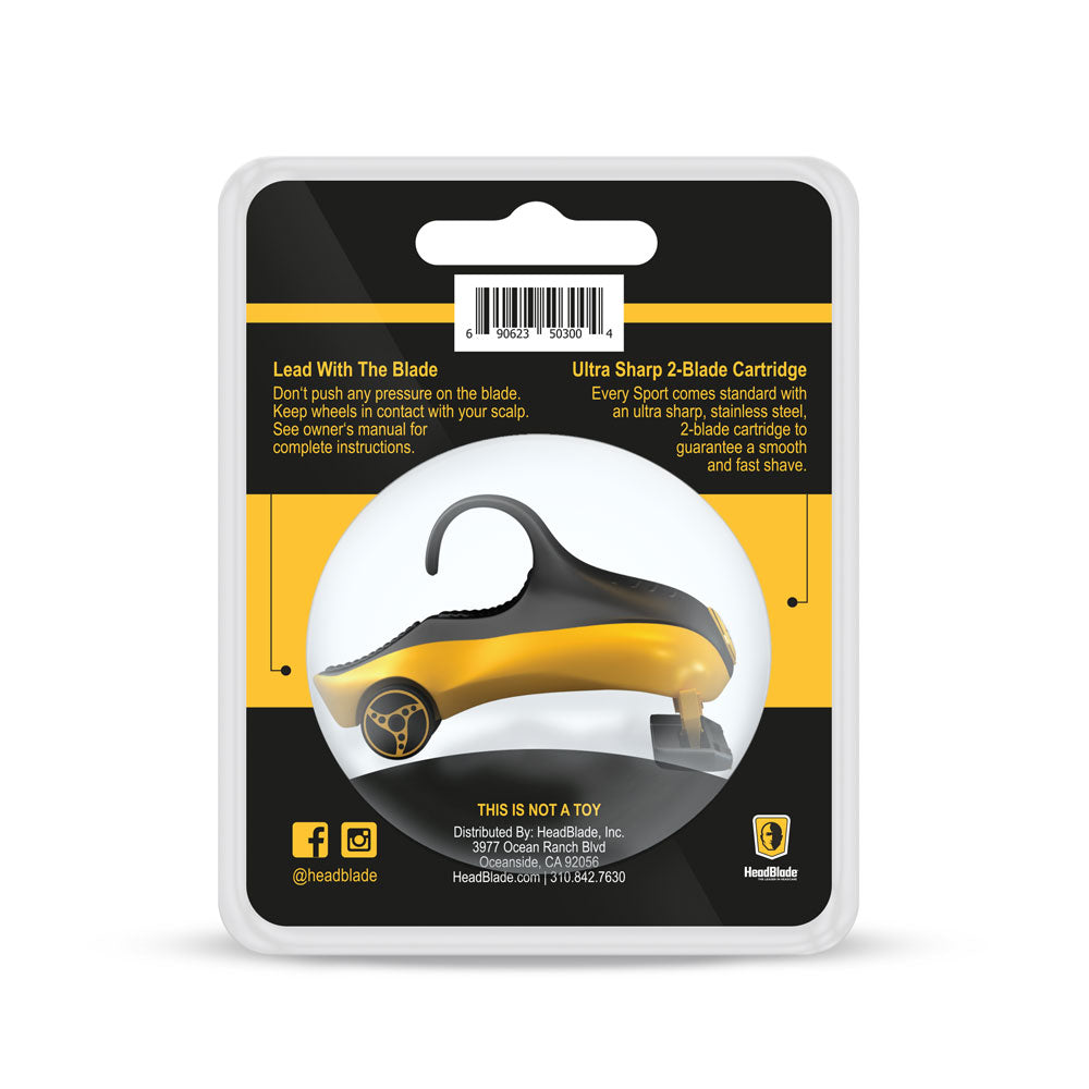 Matchbox Head Razor HeadBlade Sport Razor Push Design Close Shave