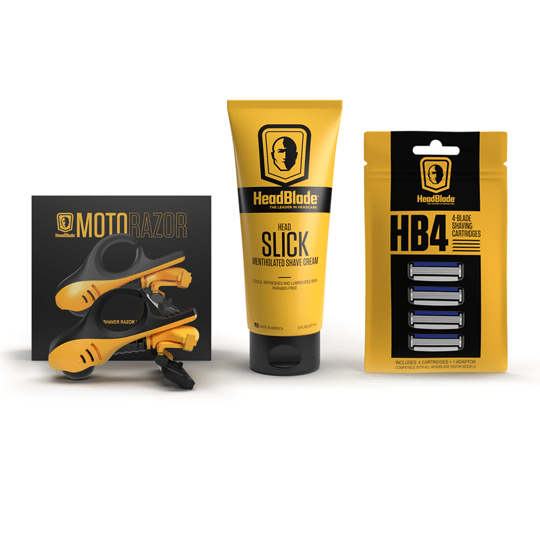 MOTO Kit with HeadSlick 8oz - HeadBlade