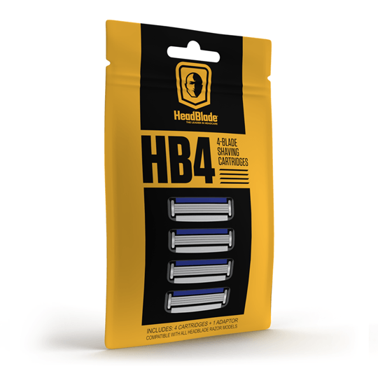 HB4 - Blade Cartridge Refills - 4ct - HeadBlade