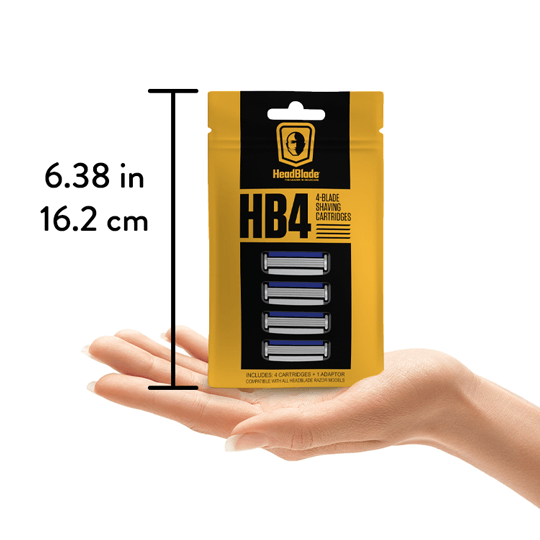 HB4 - Blade Cartridge Refills - 4ct - HeadBlade