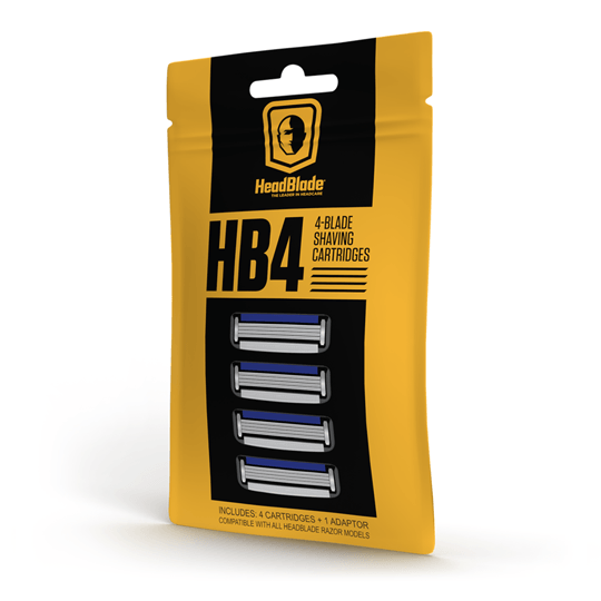 HB4 - Blade Cartridge Refills - 4ct - HeadBlade