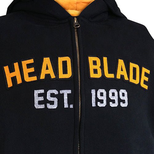 HeadBlade Zipper Hoody - Black - HeadBlade